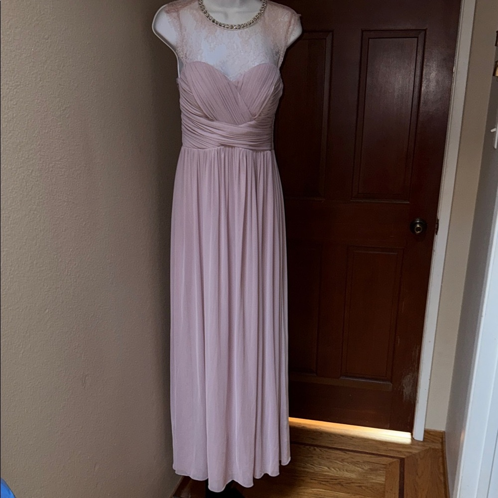 NWT Lipsy London Elsa Bridesmaid Dress Lace Jeweled Neckline Purple Women’ Sz 4